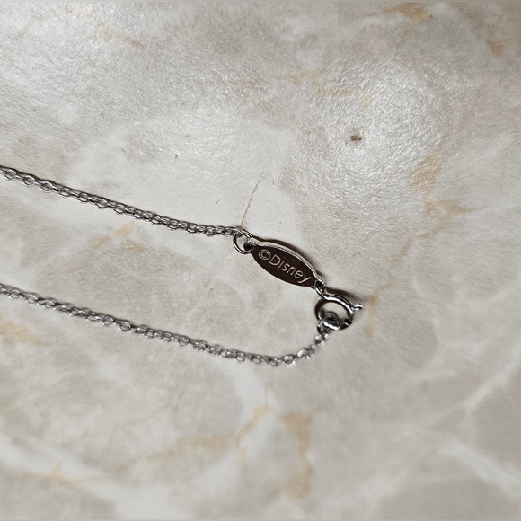 Minnie Mouse Bow Necklace sterling silver and 10k gold Womens - Picture 13 of 15